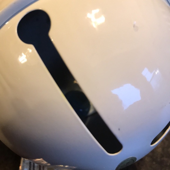 Big vintage Christmas bell ornament cream with red berries gold bow stars & rope - Picture 5 of 9